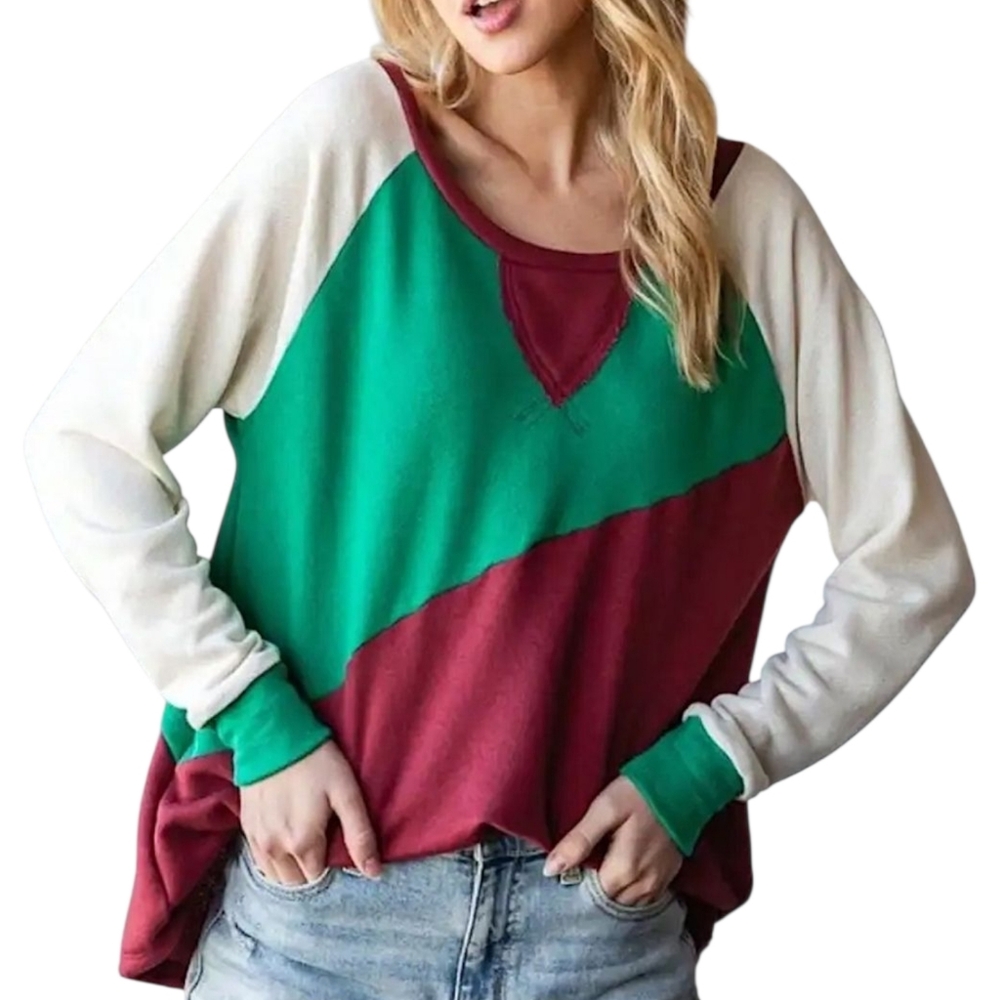 HOPELY New (boutique) COLORBLOCK TOP 2X